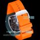 Swiss Clone Richard Mille RM029 Green Carbon Fiber Le Mans Orange Rubber Strap Watch (7)_th.jpg